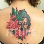 Tattoo bouddha couleurs